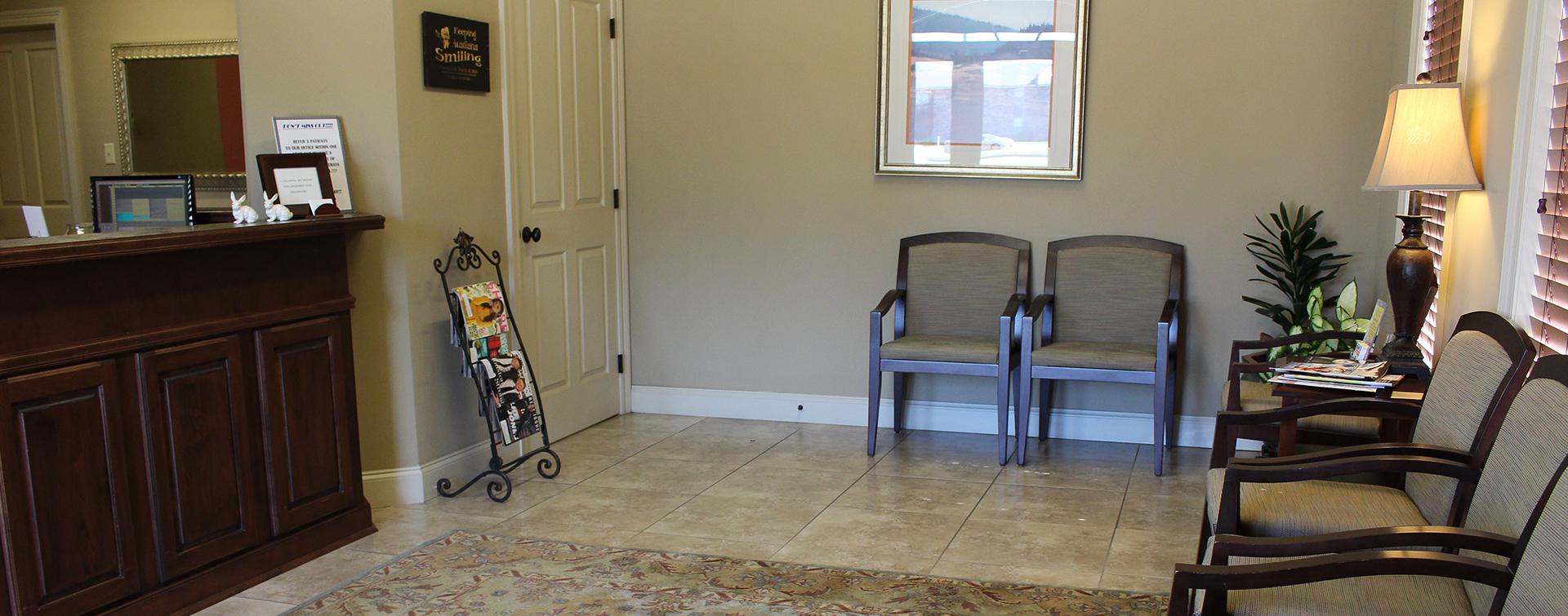 image of a dental office waiting room for Charles White DDS's family dentistry